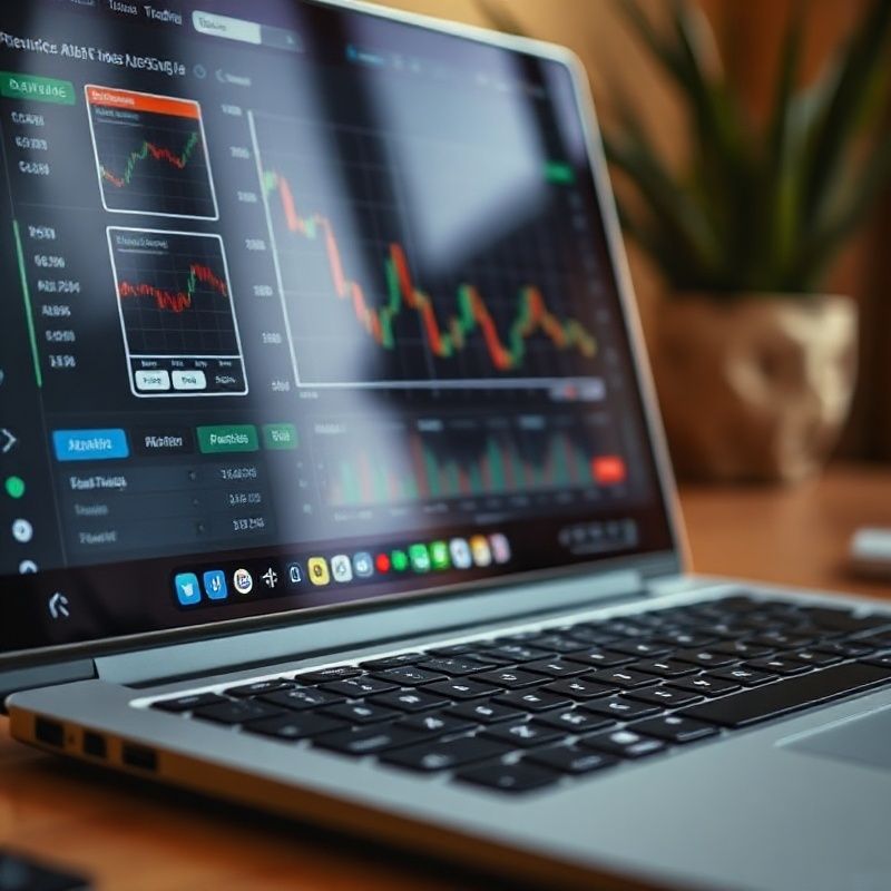 Interfaz de trading algorítmico con controles de riesgo